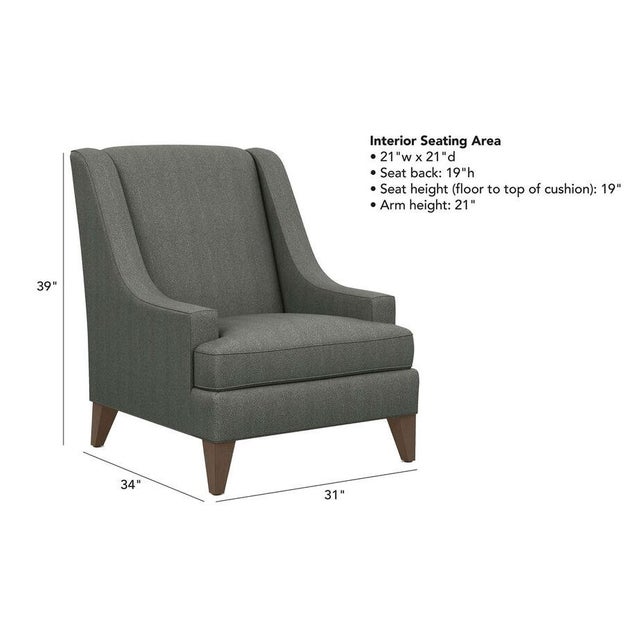 CHAIRS ARE PRICED SEPERATLY Inspired by the classic wing back chair, our Emerson chair exudes a clean, classic elegance...