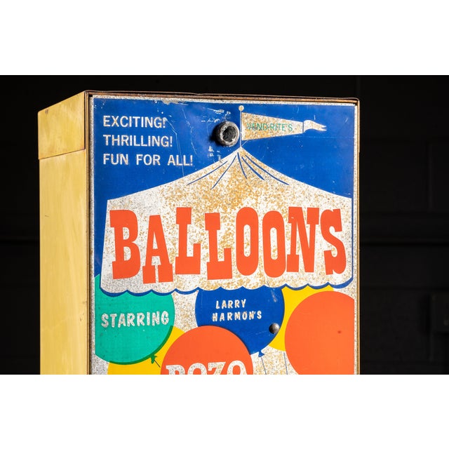 Vintage "Bozo Buckets" Balloon Vending Machine by Vend-Rite For Sale - Image 4 of 7