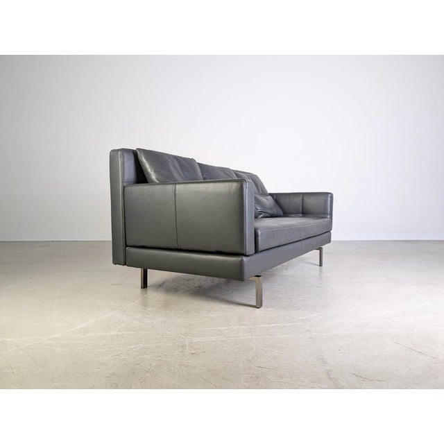 Two-Seater Sofa in Leather by Amberg for Brühl For Sale - Image 6 of 13