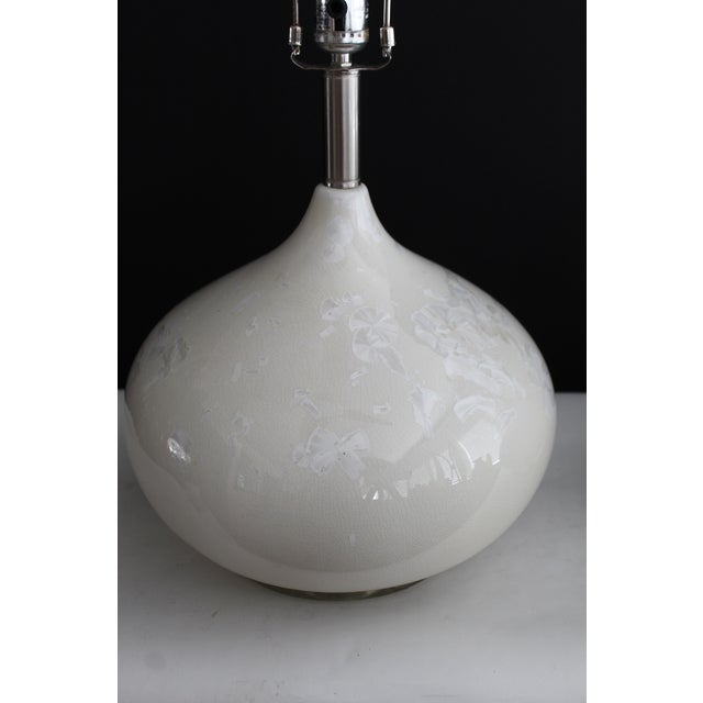 Mid 20th Century Pair of Lotte and Gunner Bostlund Crystalline Lamps For Sale - Image 5 of 14