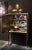 Eden Bar Cabinet with Two Leather Doors & Embroidery by Giorgio Ragazzini for VGnewtrend For Sale - Image 6 of 7