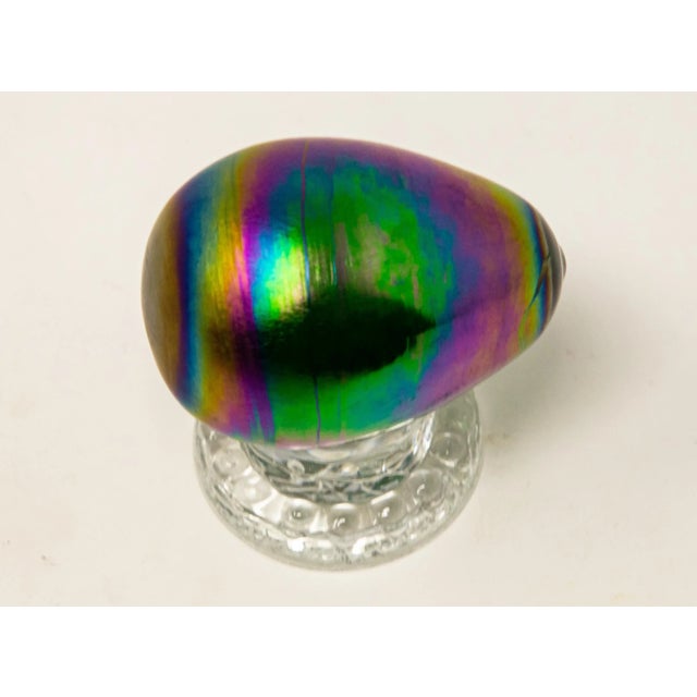 Arts & Crafts Mid 20th Century Art Glass Eggs- Set of 2 For Sale - Image 3 of 13