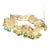 Vintage Andrew Grima Attributed 18 Karat Gold, Emerald, & Diamond Modernist Brooch For Sale In Philadelphia - Image 6 of 12