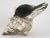 Offering a vintage conch shell dipped in a silver alloy, circa Late 20th Century. This gorgeous seashell is a REAL shell...