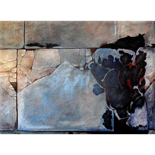 This is a one of a kind original acrylic and gold leaf still life painting by San Diego artist, Duke Windsor. Its...