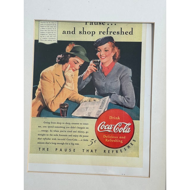 1950s Vintage Polychrome Advertising Posters Auto Moto, Coca Cola - Set of 4 For Sale - Image 5 of 5