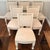 Set of 6 Antique Painted Louis XVI Style Dining Chairs For Sale - Image 12 of 14
