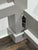 California King Size Gray Arched Panel Bed Frame For Sale - Image 11 of 12