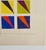 1960s painting on paper of color studies by art student DG Stewart. Signed lower right. Combined shipping available,...