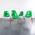 Plastic DSS Vivid Green Fibreglass Dining Chairs by Eames, 1960s, Set of 6 For Sale - Image 7 of 12