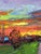 Oil Painting Evening Descended Over the Road Boris Serdyuk For Sale - Image 6 of 10