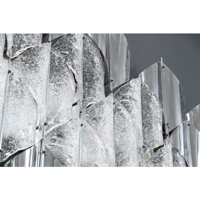 Mid-Century Modern Large Venetian Glass Wall Light from Mazzega, 1970s For Sale - Image 3 of 7