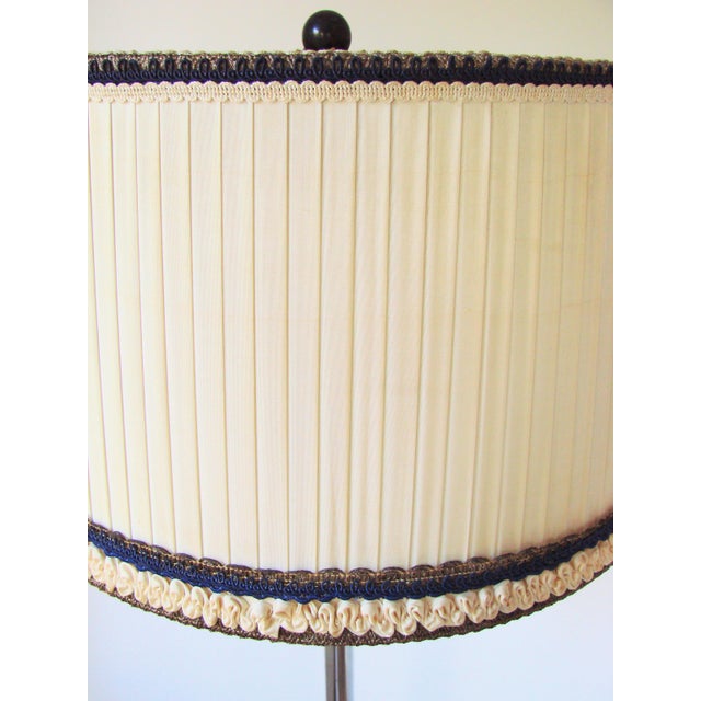 Art Deco Floor Lamp in Nickel-Plated Steel, 1930s For Sale - Image 14 of 15