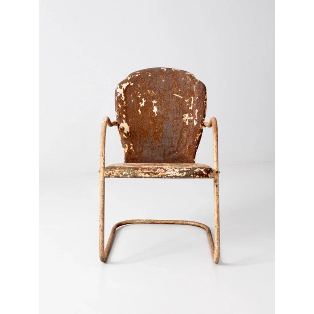 Mid-Century Modern Mid-Century Patio Chair For Sale - Image 3 of 10