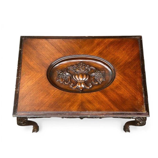 Add timeless charm and functional elegance to your space with this antique tray top table, a beautifully crafted piece...