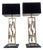 Brass and Marble Table Lamps, 1980s, Set of 2 For Sale