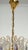 24K Gold-Plated Brass and Lead Crystal Chandelier, 1970s For Sale - Image 4 of 16