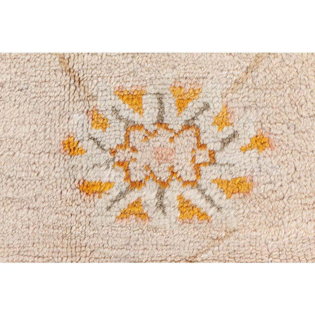 1930s Turkish Oushak Rug For Sale - Image 9 of 9