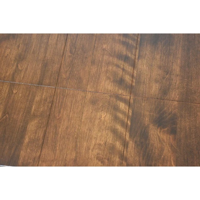 Mid-Century Modern Maple Extendable Dining Table For Sale In Boston - Image 6 of 11