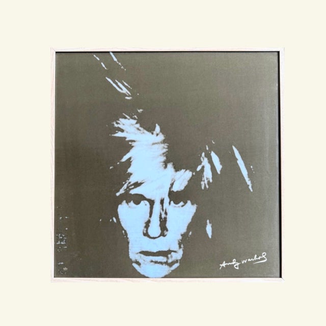 Rosenthal Andy Warhol Porcelain Pop Art Portrait in Blue from Rosenthal For Sale - Image 4 of 7