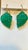 55 Ct Carved Emerald Leaf Shape Earrings 14 Kt Yellow Gold French Wire Earring For Sale - Image 17 of 18