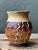 Vintage Handcrafted Ceramic Vase With Wave Motif For Sale - Image 11 of 15