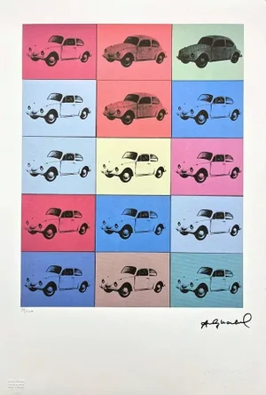 After Andy Warhol, Volkswagen, 1980s, Lithograph