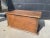 Early 19th Century Primitive Petite Solid Wood Chest With Hand-Hewn Details and Exposed Dovetail Joinery For Sale In Los Angeles - Image 6 of 8