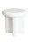 Modern Pair of Bodene Round Ivory Cast Resin Side Tables by Vuue For Sale - Image 3 of 5