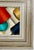 Khaki Cecil Touchon, Mixed Media Abstract Trompe L'oeil Collage Oil Painting Cecil Touchon Texas Art, 1995 For Sale - Image 8 of 13