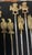 Mid 20th Century One Set of 18 Vintage Brass Turkish BBQ Skewers For Sale - Image 4 of 11