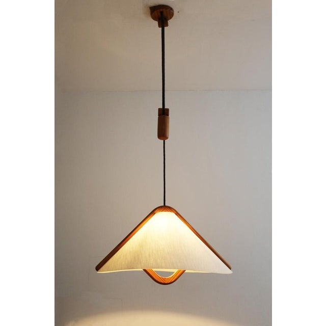 Height-Adjustable Pendant Lamp with Counterweight from Domus, 1970s For Sale - Image 4 of 11