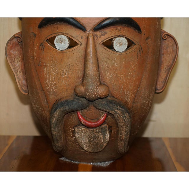 Vintage Mexican Folk Art Terracotta Pots, 1960s, Set of 2 For Sale - Image 11 of 18