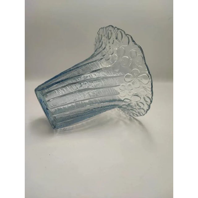 Blue Pansies Vase from Rihimaki, 1960s For Sale - Image 4 of 7