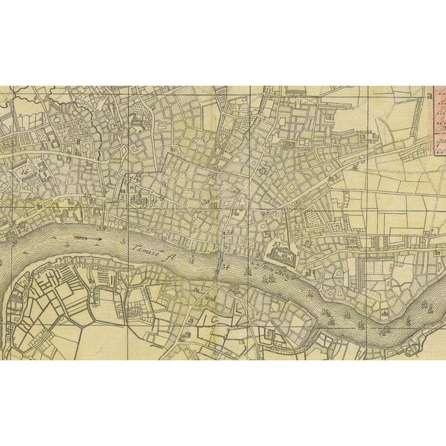 England and London Government Map with Allegorical Vignettes, 1720 For Sale - Image 4 of 10