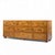 Mid-Century Modern Mid 20th Century Henredon Campaign Mid Century Oak and Brass Lowboy Dresser For Sale - Image 3 of 11