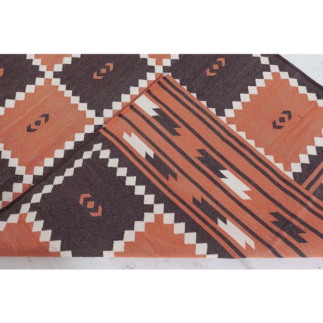 Textile Modern Indian Dhurrie Rug by Doris Leslie Blau For Sale - Image 7 of 7