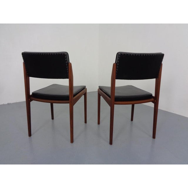 Wood Set of Teak Dining Chairs Model 641P by Rudolf Glatzel for Thonet, 1960s For Sale - Image 7 of 16