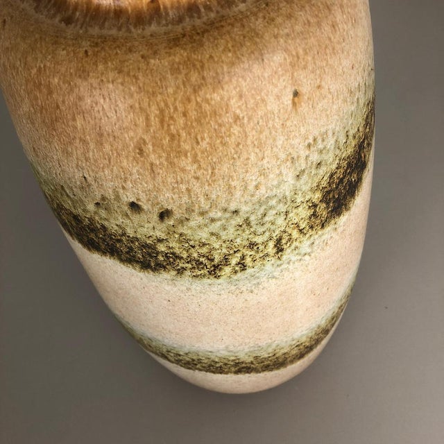 Large Fat Lava Multi-Color 284-47 Pottery Floor Vase from Scheurich, 1970s For Sale - Image 10 of 16