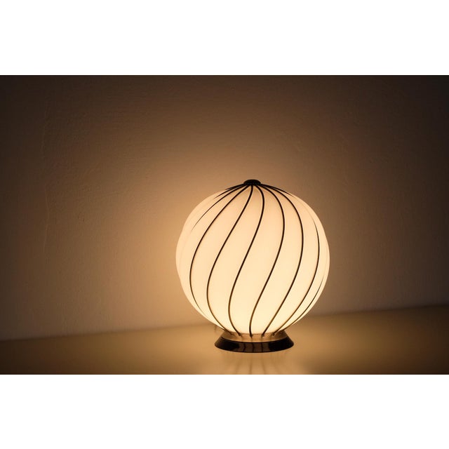 Vintage Table Lamp by Adolf Loos for Veart Murano, Italy, 1960s For Sale - Image 10 of 13