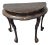Chinese Mahogany Demilune Table For Sale