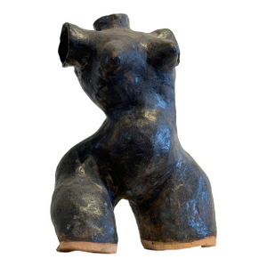 Torso Clay Sculpture Postmodern Vase Vessel Body Female Form