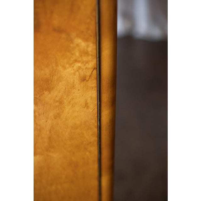 Mid-Century Modern Mid Century Flame Birch Sideboard For Sale - Image 3 of 15