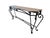Cream Monumental Spanish Revival Wrought Iron Console Table With Travertine Top For Sale - Image 8 of 14