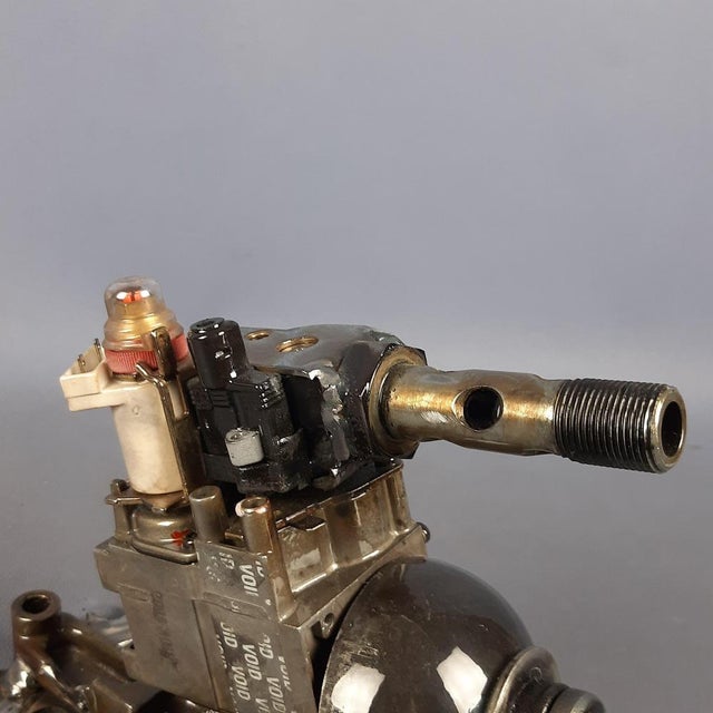 Cannon Sculpture in Iron Steel & Plastic by Simon Saronni For Sale - Image 9 of 18