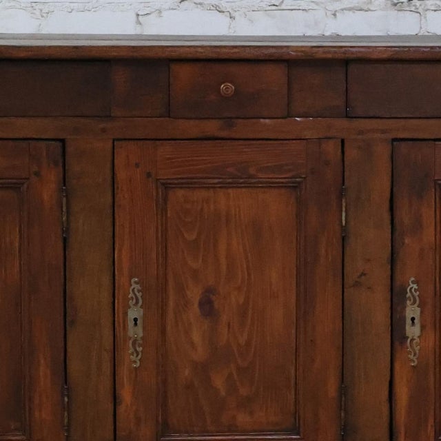 19th Century French Pine Buffet For Sale In Birmingham - Image 6 of 8