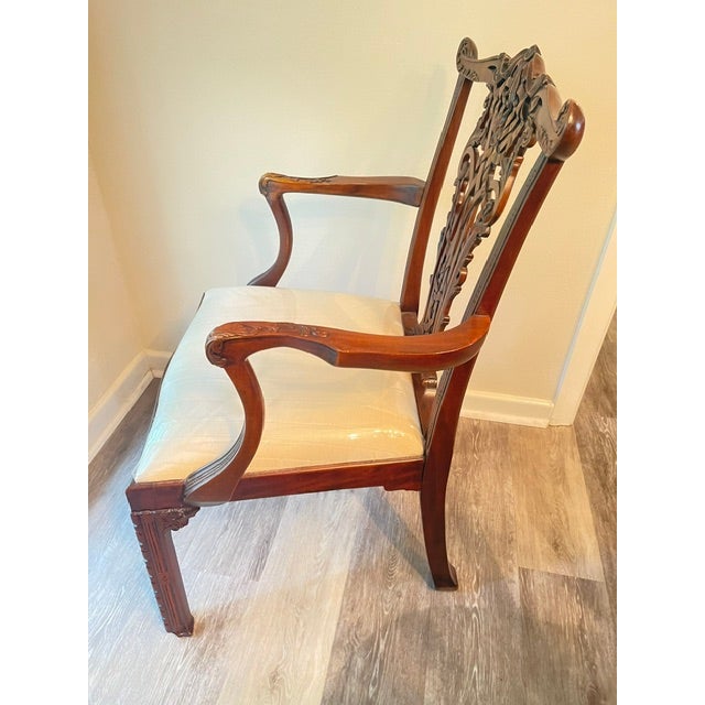 1950s Set of 10 Chippendale Chairs For Sale - Image 10 of 10
