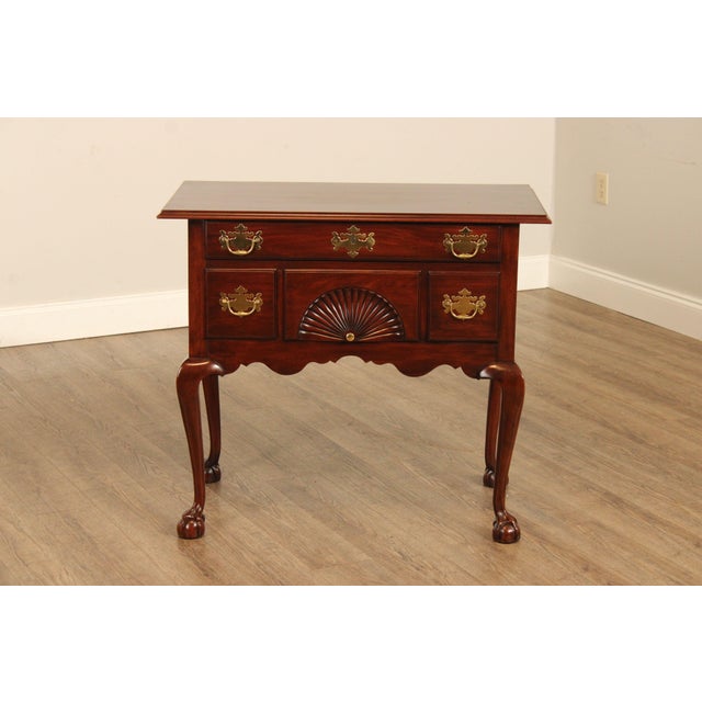Henkel Harris SPNEA Chippendale Style Mahogany Lowboy For Sale - Image 9 of 13