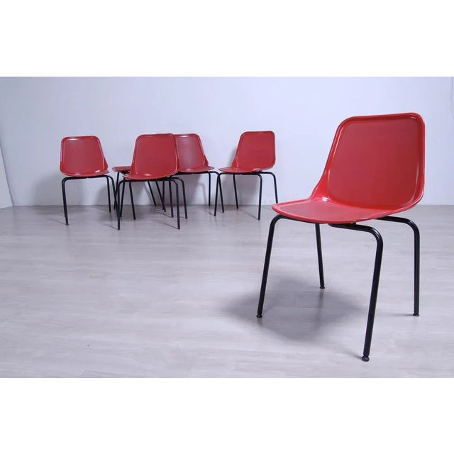 Chairs from MIM, Rome, 1960s, Set of 6 For Sale - Image 6 of 16