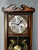 Vintage Alaron Regency Style Wall/Mantel Clock W/Pendulum and Key For Sale - Image 4 of 12